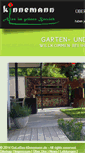 Mobile Screenshot of galabau-kinnemann.de